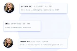 UVERCE chat bot update
